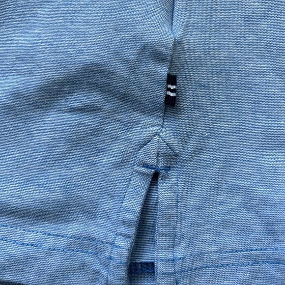 Nautica men’s 100% cotton light blue button up polo shirt size medium - Picture 8 of 8